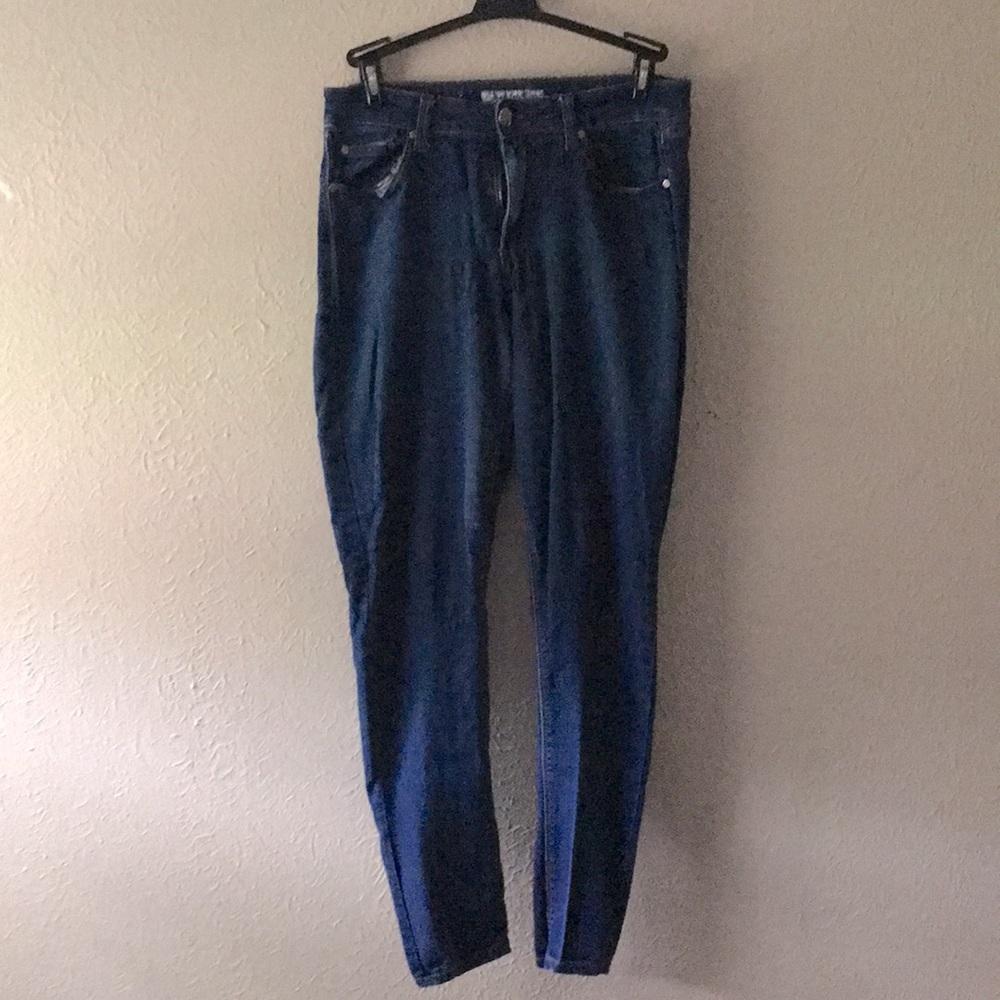 Dark blue skinny jeans
